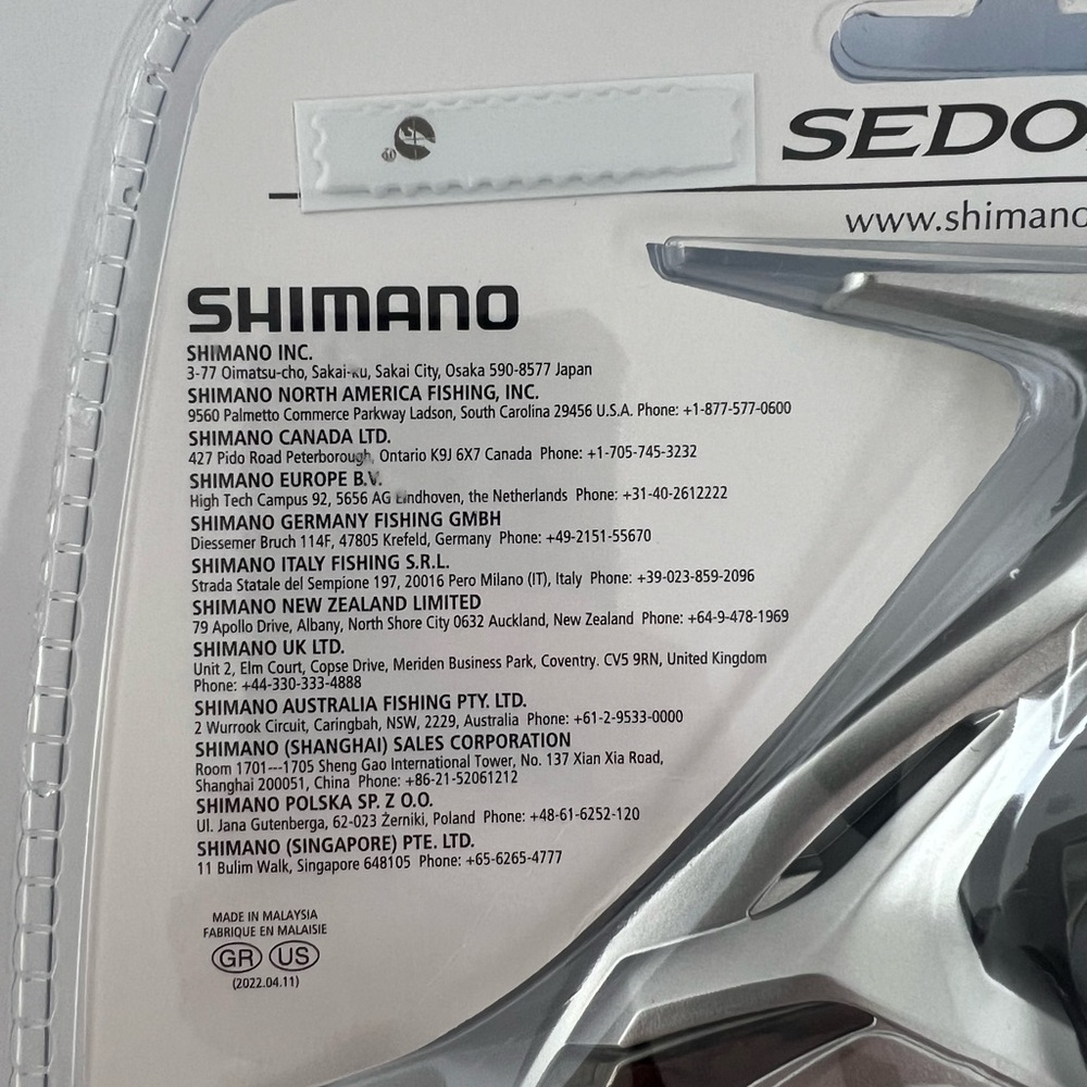 Shimano SEDONA Spinning Reel SE4000XG Fishing Gear 6.2:1 Hagane 3+1 Bearings - Picture 9 of 12